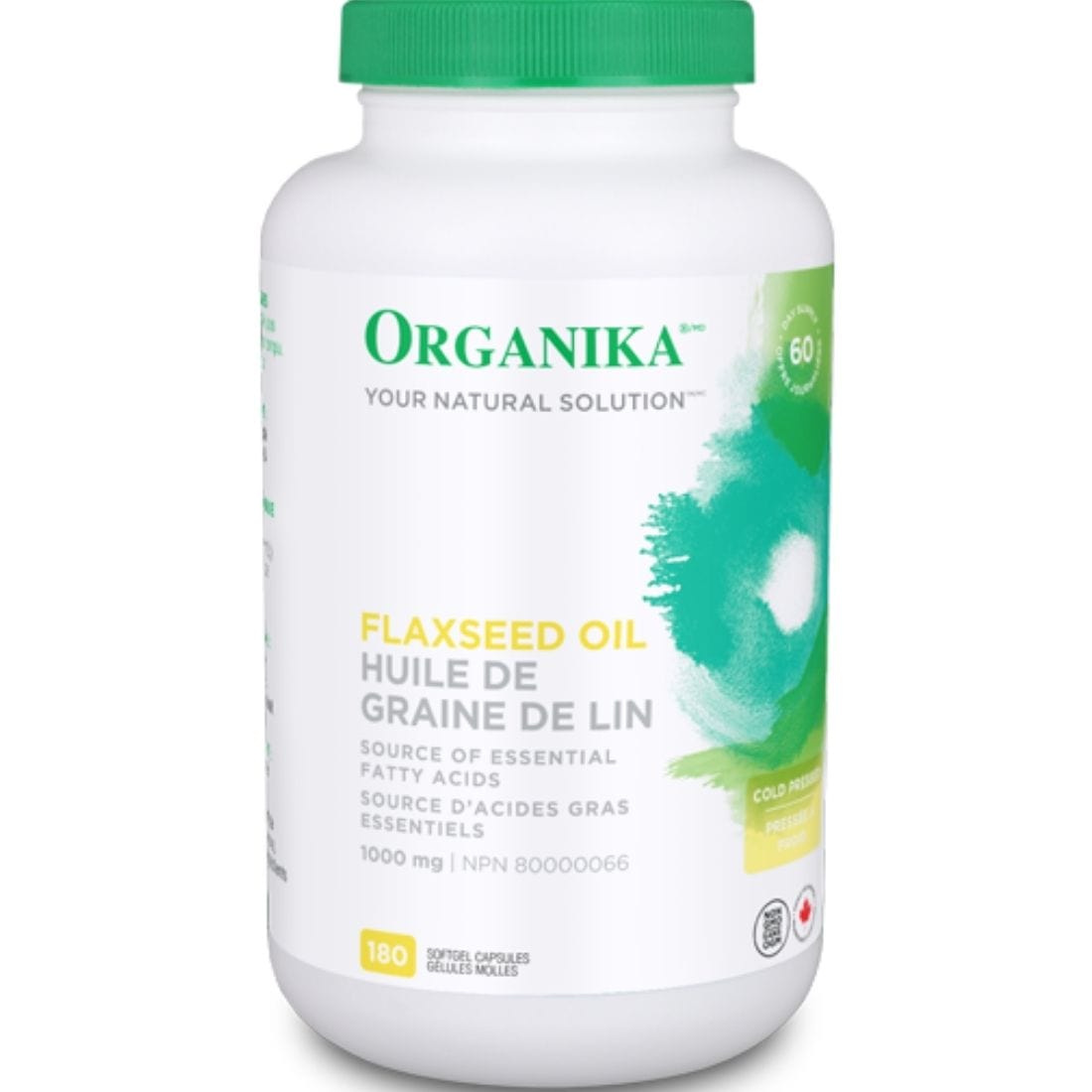 Organika Flaxseed Oil, 1000mg