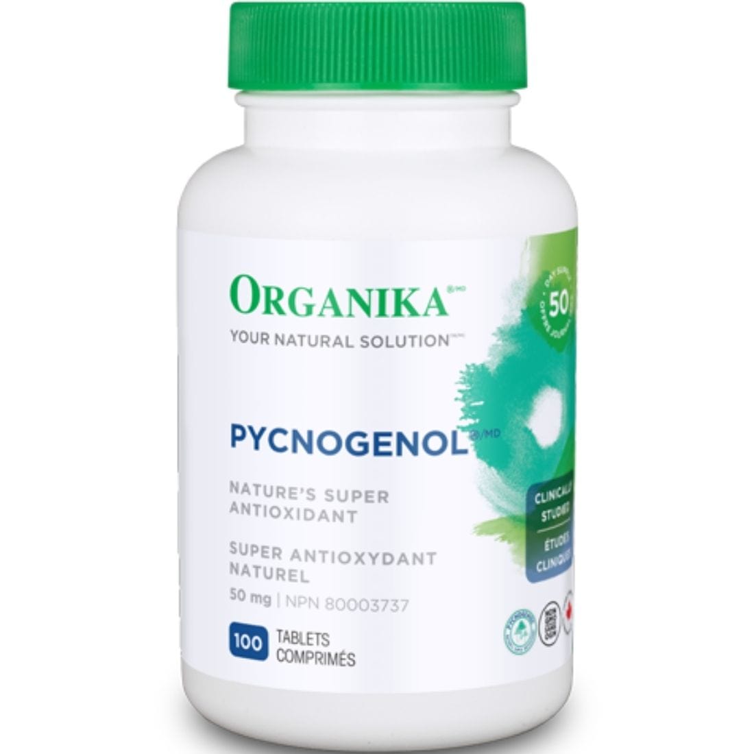 Organika Pycnogenol 50mg Tablets