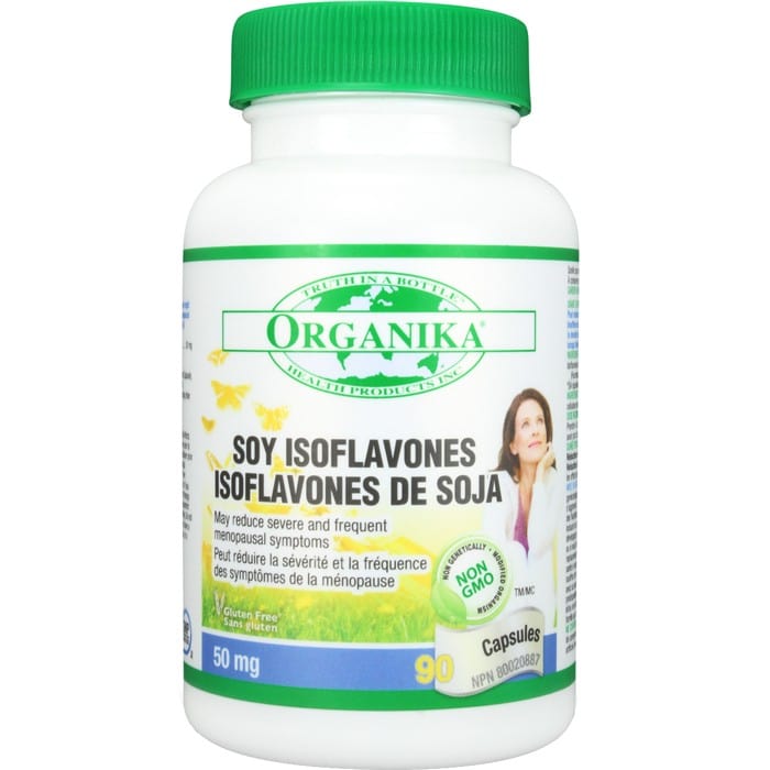 Organika Soy Isoflavones 50mg, 90 Capsules