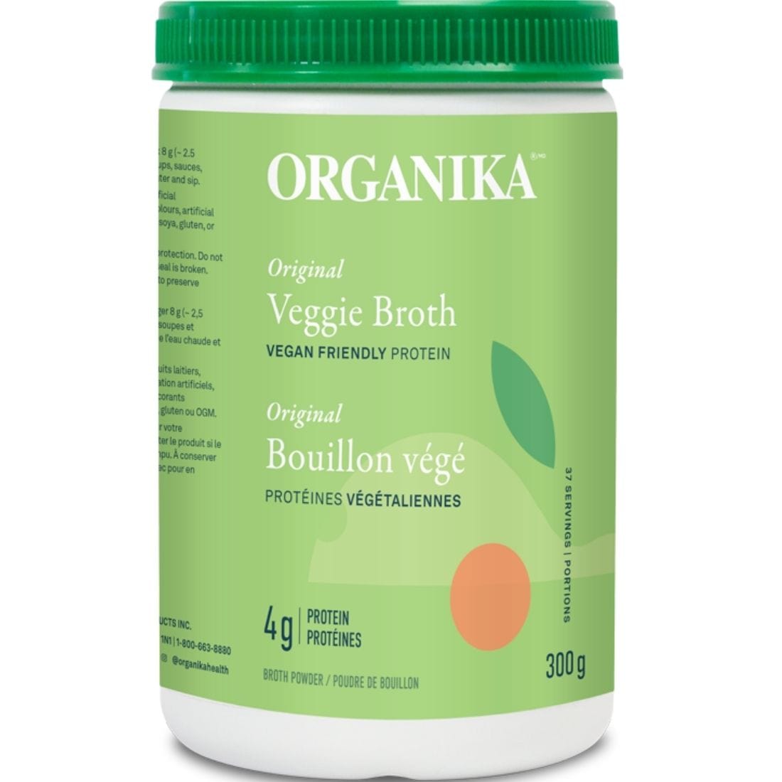 Organika Veggie Broth Protein Powder (Vegan Friendly Protein)