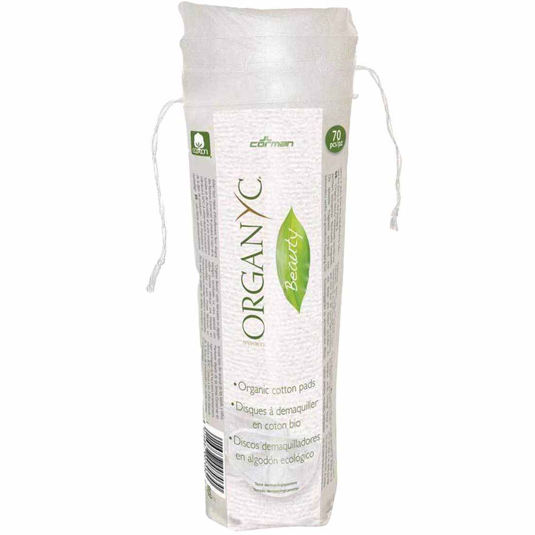 Organ(y)c Beauty Cotton Pads, 100% Organic, 70 Pads