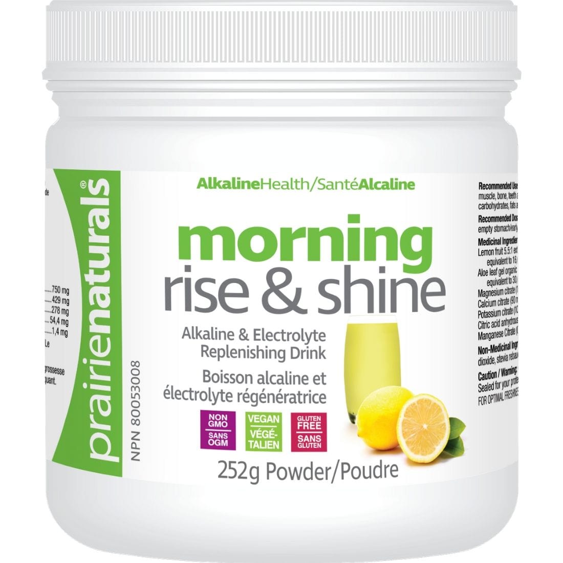 Prairie Naturals Morning Rise & Shine, pH Balancing Alkalizing Drink Mix