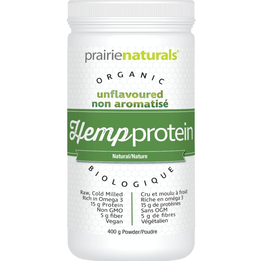 Prairie Naturals Organic Raw Hemp Protein (Cold Milled & Non-GMO)