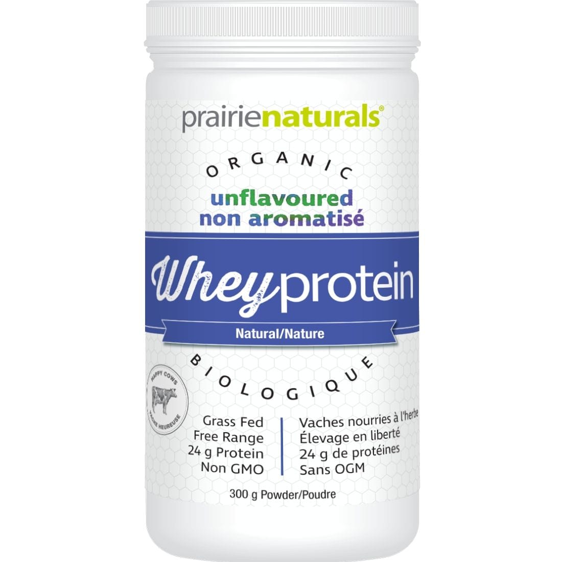 Prairie Naturals Organic Grass-Fed Whey Protein Powder, Non-GMO