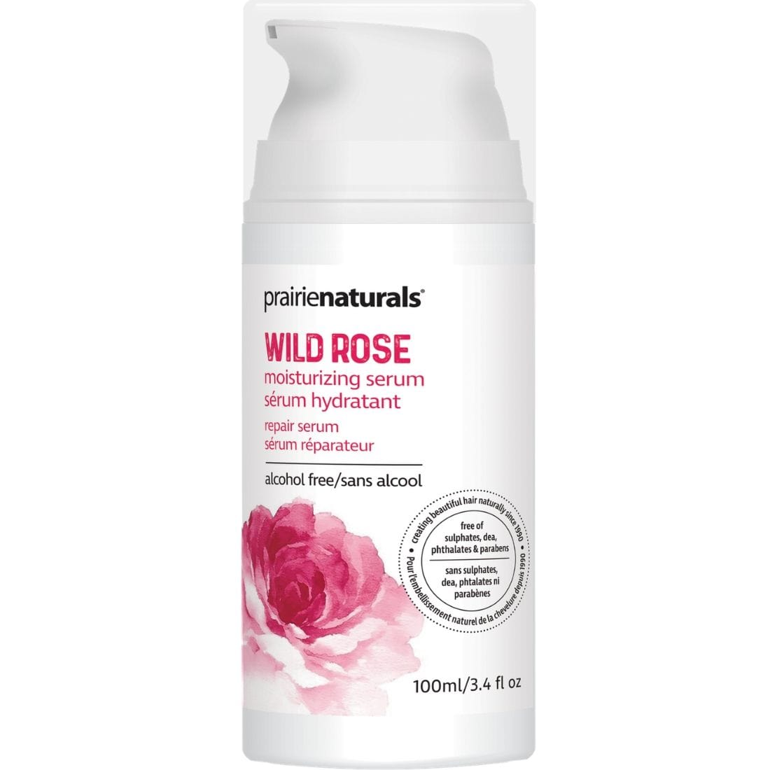 Prairie Naturals Wild Rose Moisturizing Serum, 100ml