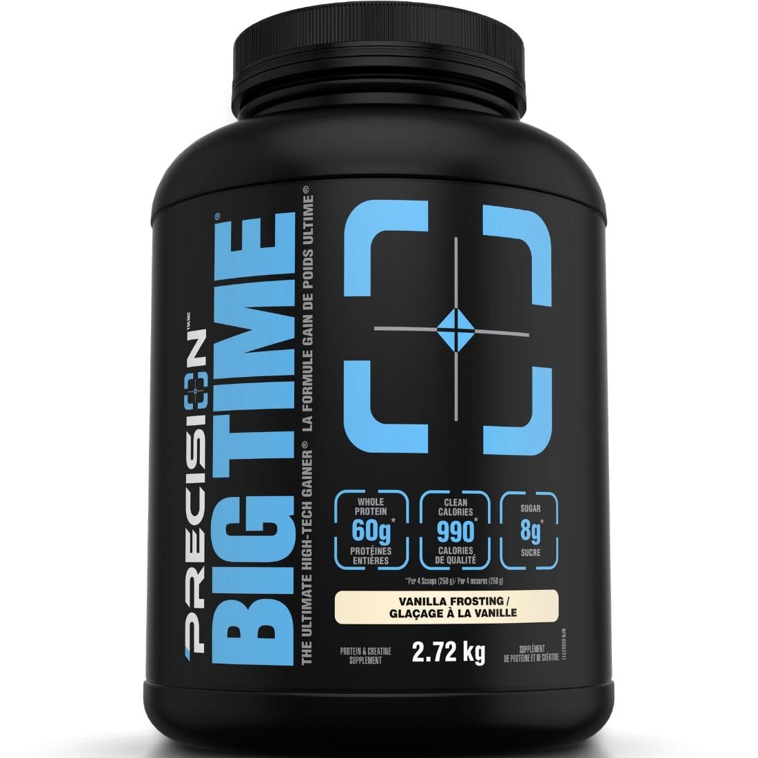 Precision Big Time Weight Gainer with Creatine, Glutamine, Arginine, ZMA, BCAAs, 6lb