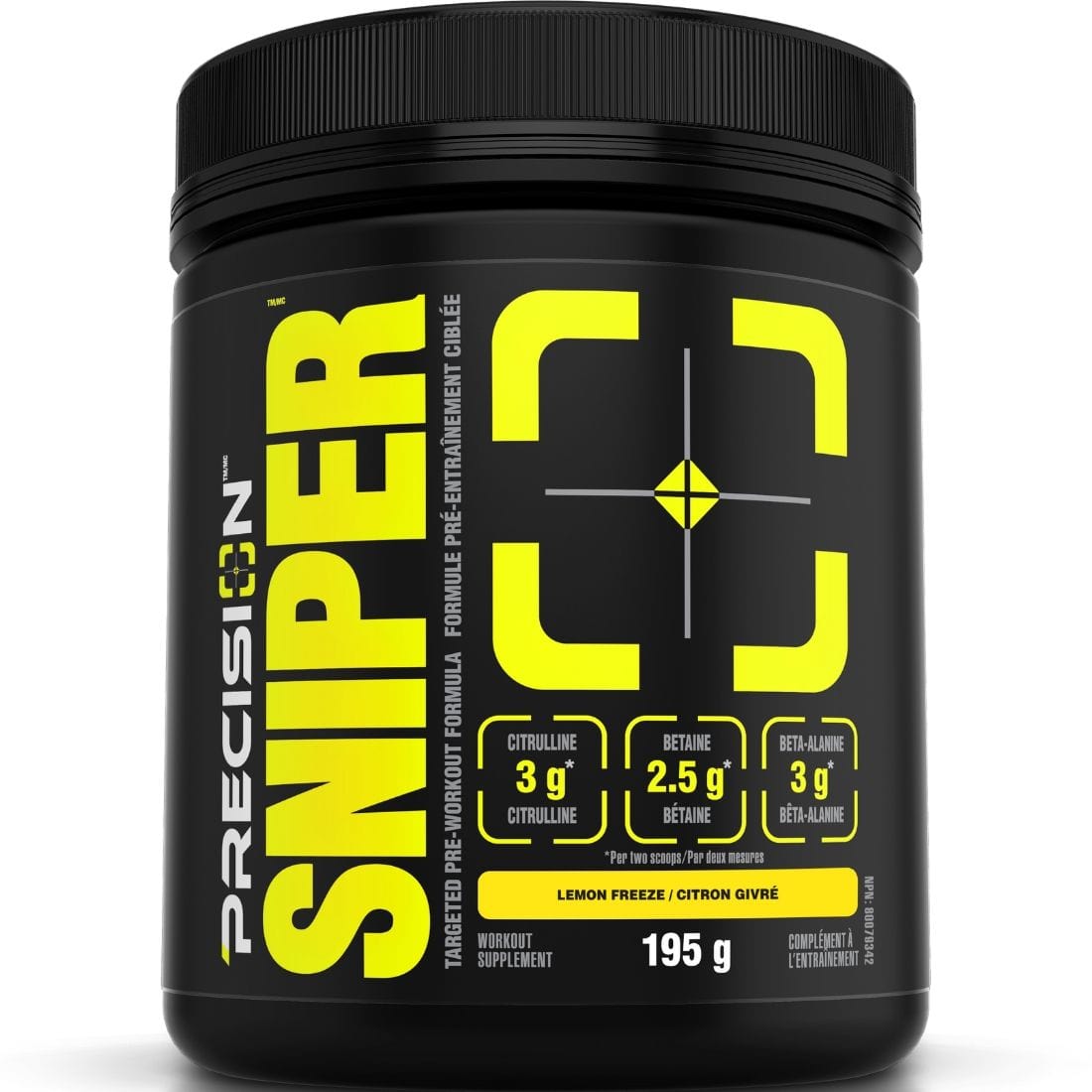 Precision SNIPER Pre-Workout and Gaming Formula, 195g