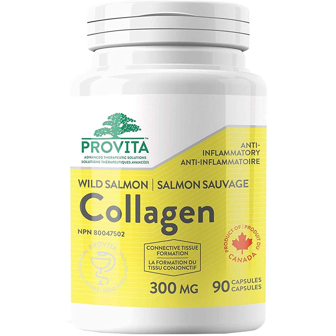 Provita Wild Salmon Collagen 300mg, 90 Capsules