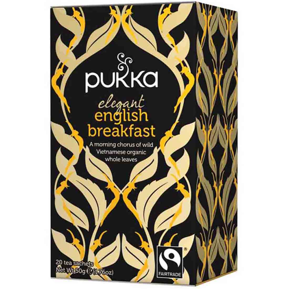 Pukka Organic Elegant English Breakfast Tea, 20 Tea Sachets
