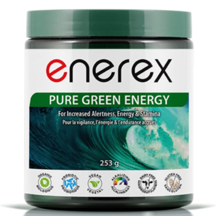 Enerex GREENS-PURE GREEN ENERGY - Certified Organic Juice Powder, 253g (Discontinued)