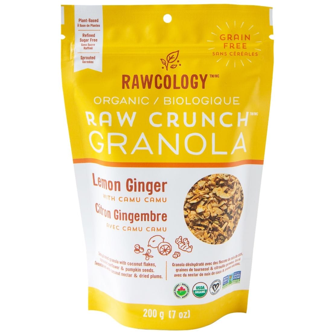 Rawcology Raw Crunch Organic Granola (4 Flavours-Grain Free), 200g (NEW!)