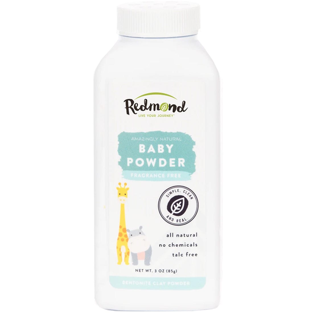 Redmond Clay Baby Powder (Talc Free), 85g