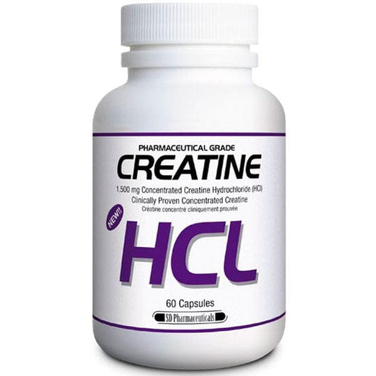 SD Pharmaceuticals Creatine HCL 750mg (Nearly 50% GREATER Absorption than Buffered Creatine)