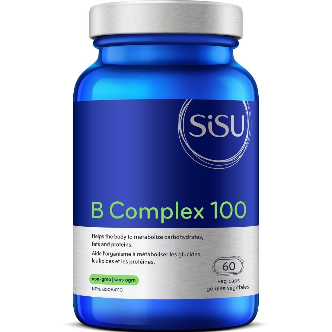 SISU B Complex 100mg, 60 Vegetable Capsules