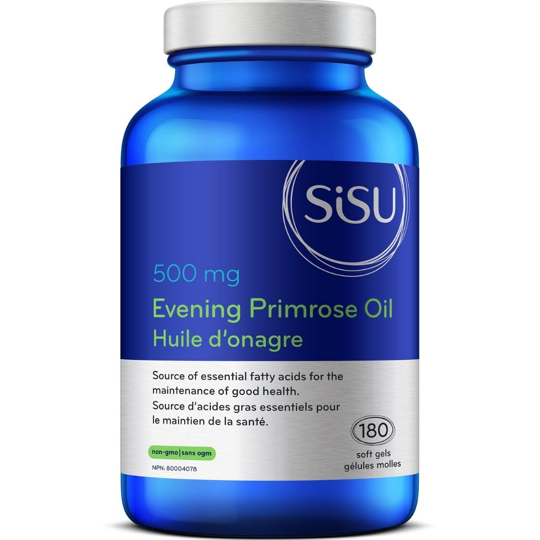 SISU Evening Primrose Oil 500mg, 180 Softgels