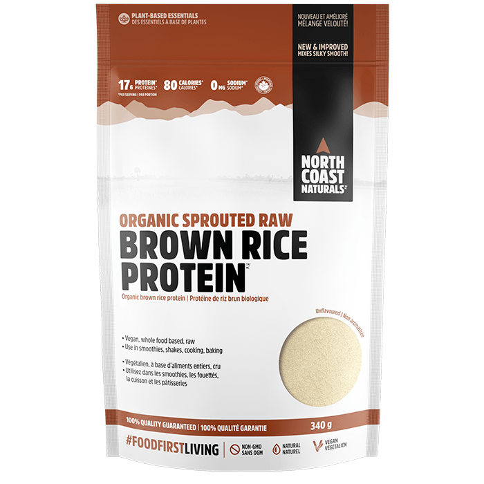 North Coast Naturals Organic Sprouted Raw Brown Rice Protein Powder