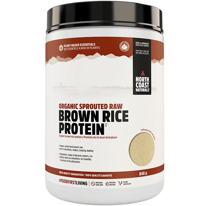 North Coast Naturals Organic Sprouted Raw Brown Rice Protein Powder
