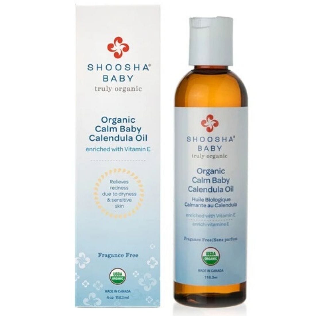 Shoosha Calm Baby Calendula Oil 4oz