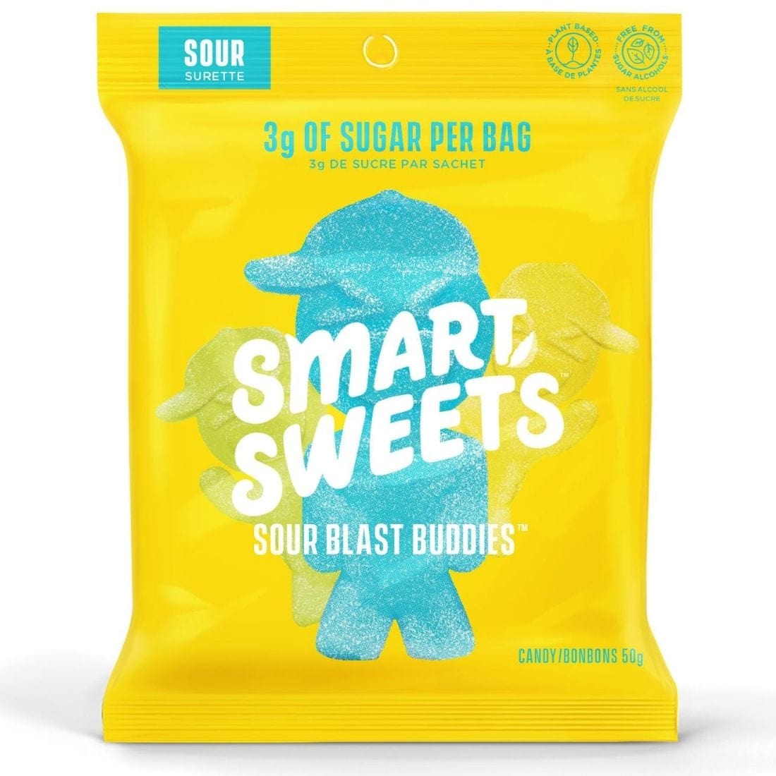 Smart Sweets Sour Blast Buddies, Low Sugar Naturally Sweetened
