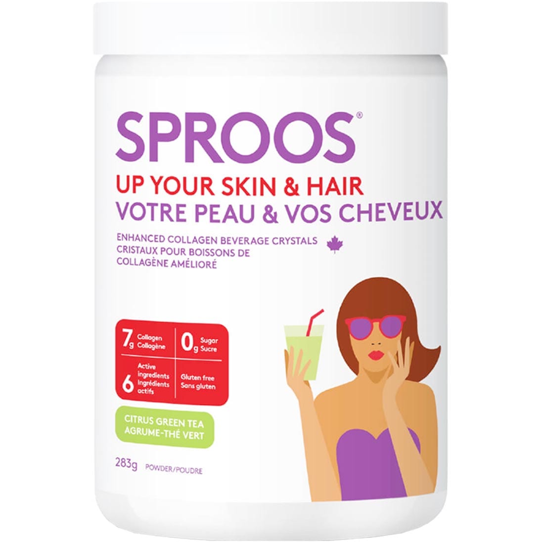 Sproos Up Your Skin & Hair, Marine Collagen Powder For Enhanced Skin and Hair Health
