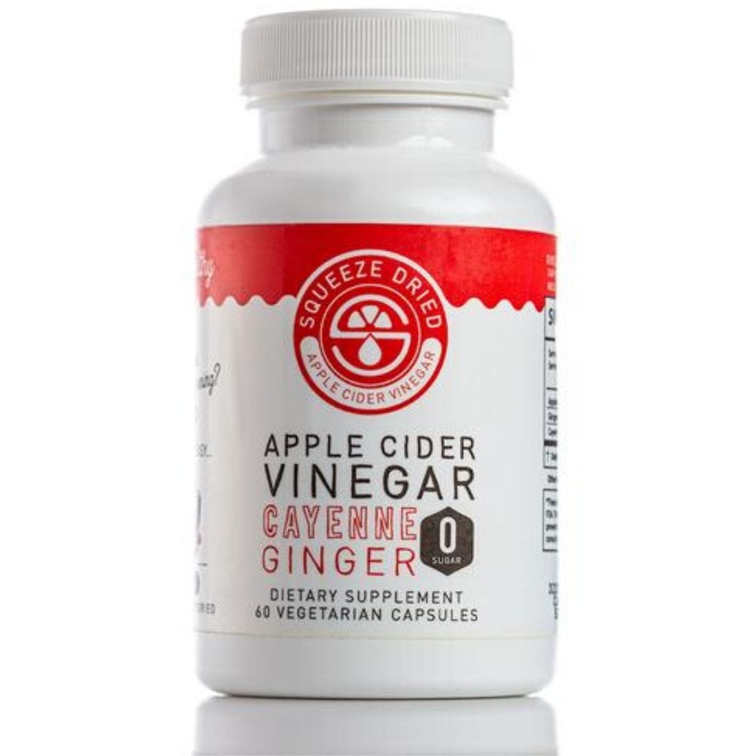 Squeeze Dried Apple Cider Vinegar Pills, 60 Capsules
