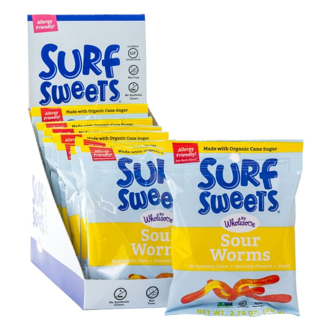 Surf Sweets Organic Sour Worms