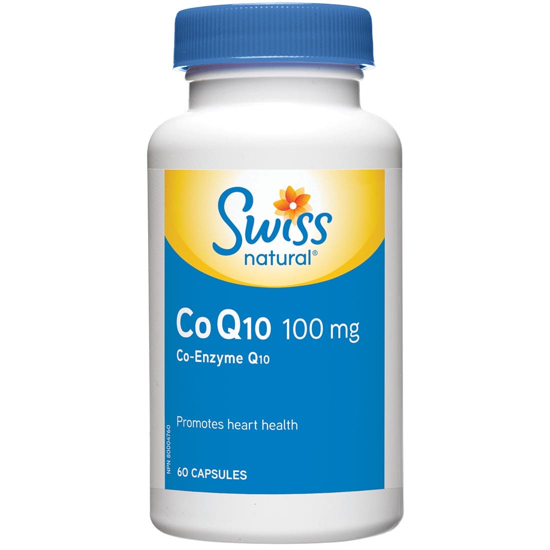 Swiss Natural Co Q10 100mg, 60 Capsules