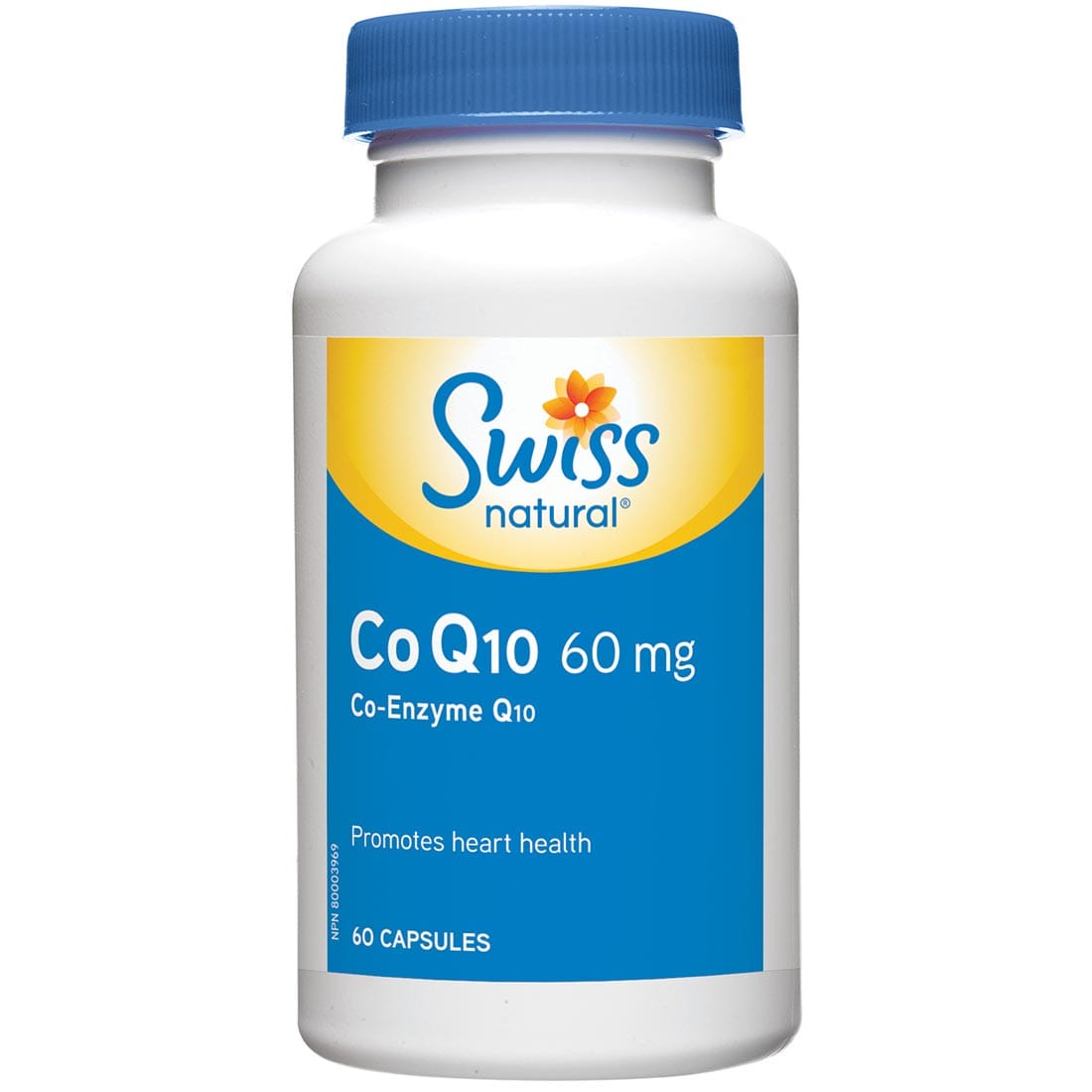 Swiss Natural Co Q10 60mg, 60 Capsules
