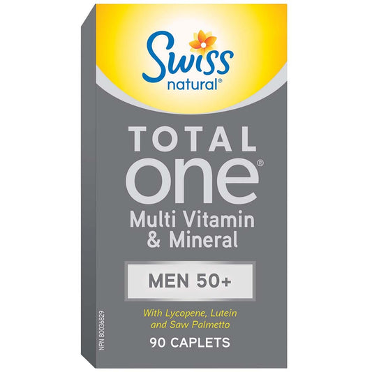 Swiss Natural Total One Multi Vitamin & Mineral Men 50+, 90 Caplets