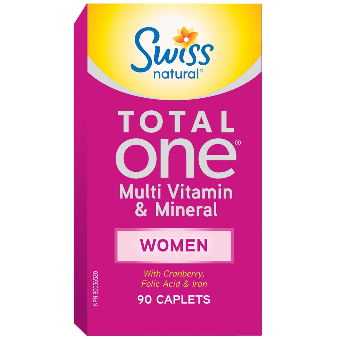 Swiss Natural Total One Multi Vitamin & Mineral Women. 90 Caplets