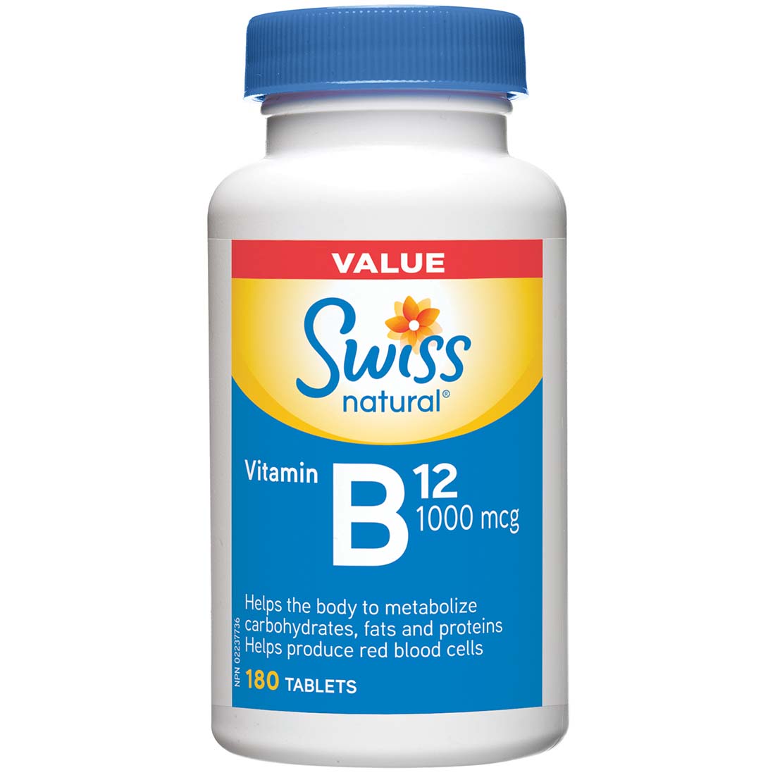 Swiss Natural Vitamin B12 1000mcg