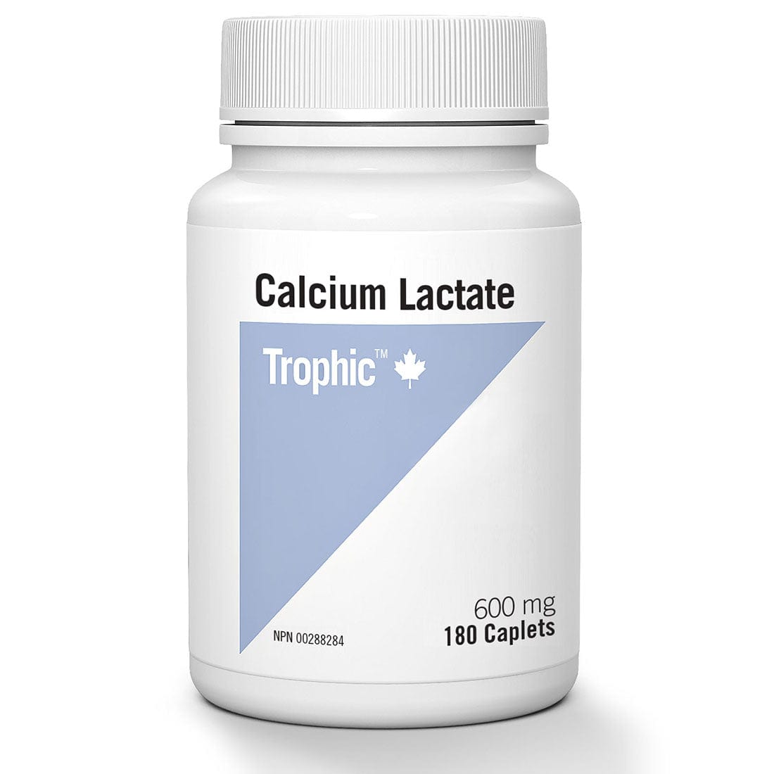 Trophic Calcium Lactate 600mg, 180 Caplets