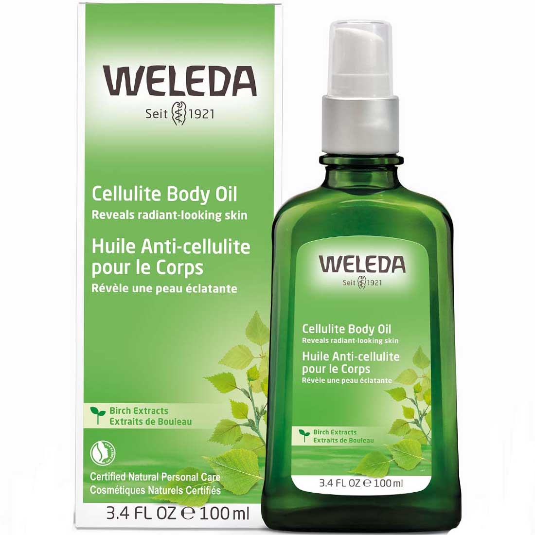 Weleda Cellulite Body Oil, Birch Oil, 100ml