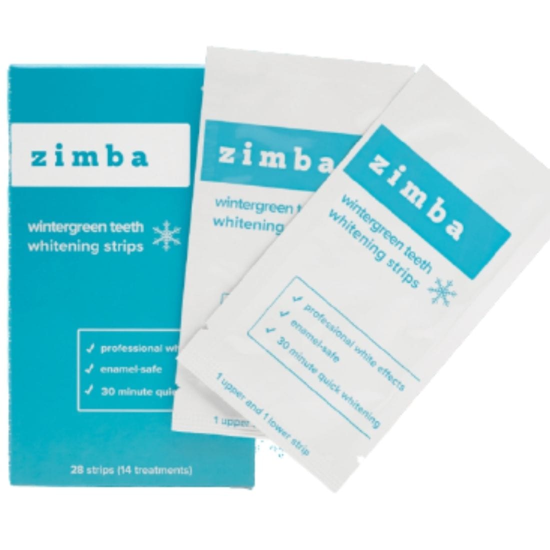 Zimba Mint Whitening Strips (14 treatments) (4 Mint Flavours To Choose From)