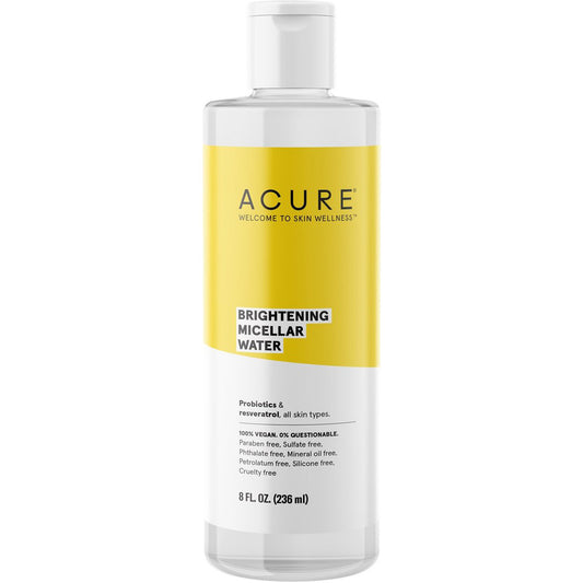 Acure Brightening Micellar Water, 236ml, Clearance 35% Off, Final Sale