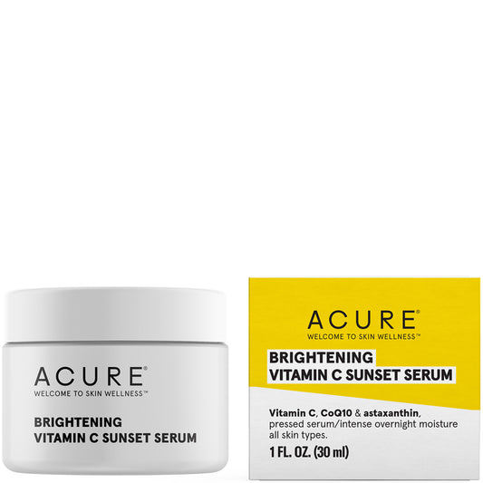 Acure Brightening Vitamin C Sunset Serum, 30ml, Clearance 35% Off, Final Sale