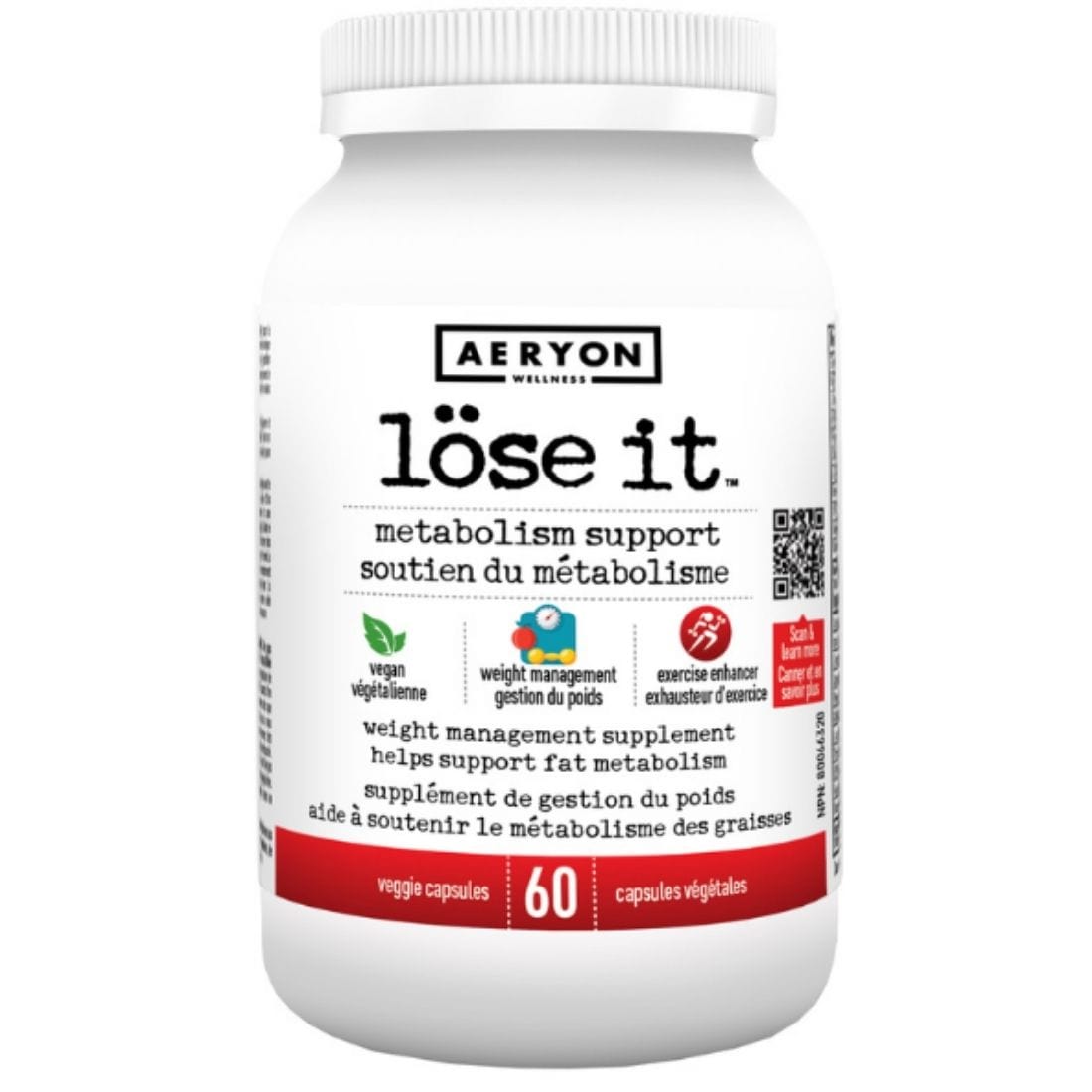 Aeryon Wellness Lose It, 60 Capsules