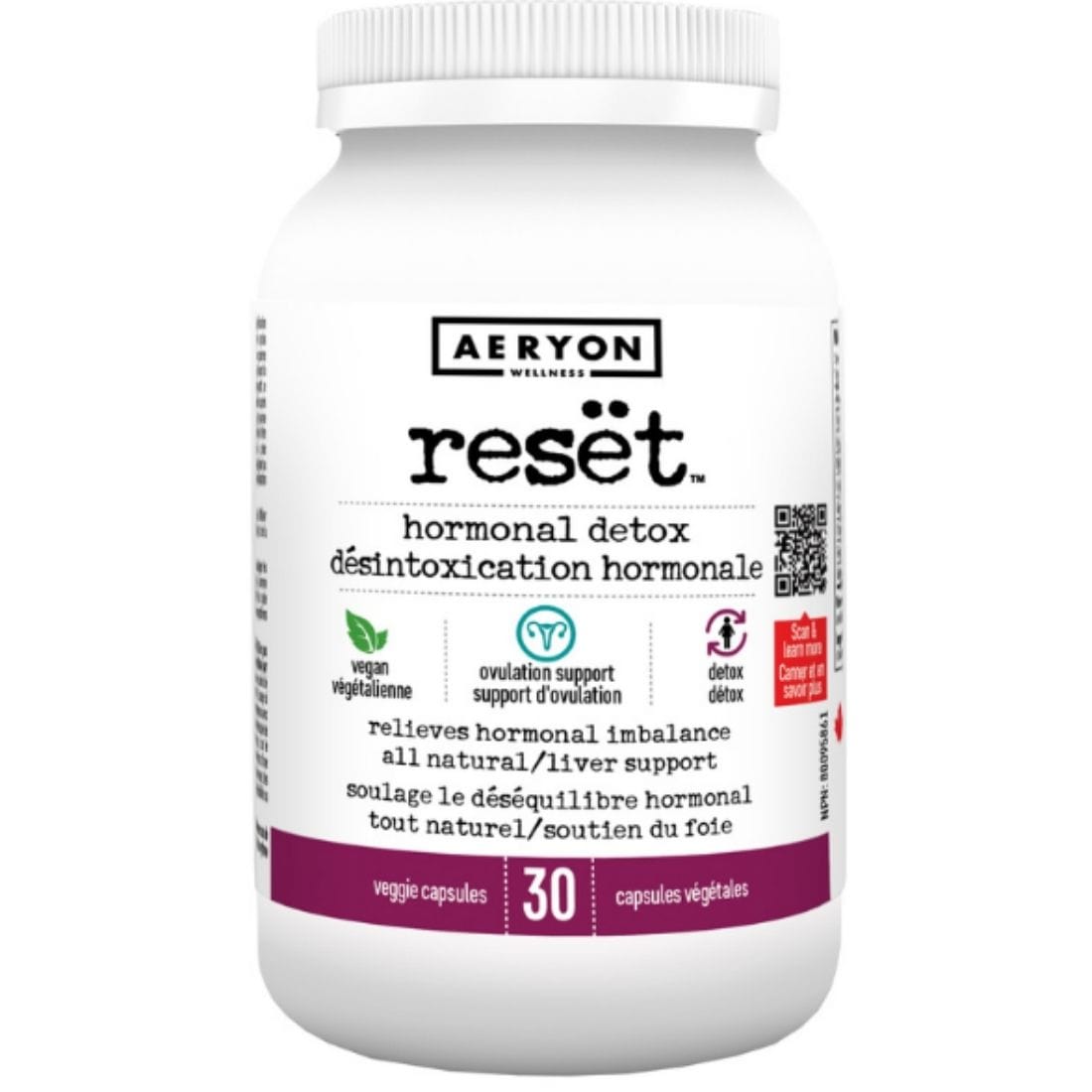 Aeryon Wellness Reset, 30 Capsules