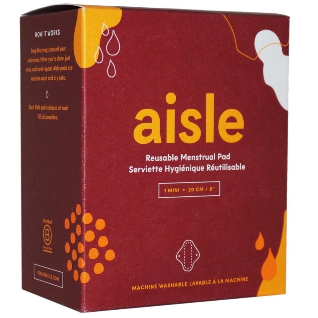 Aisle Reusable Mini Pad, 1 Pad