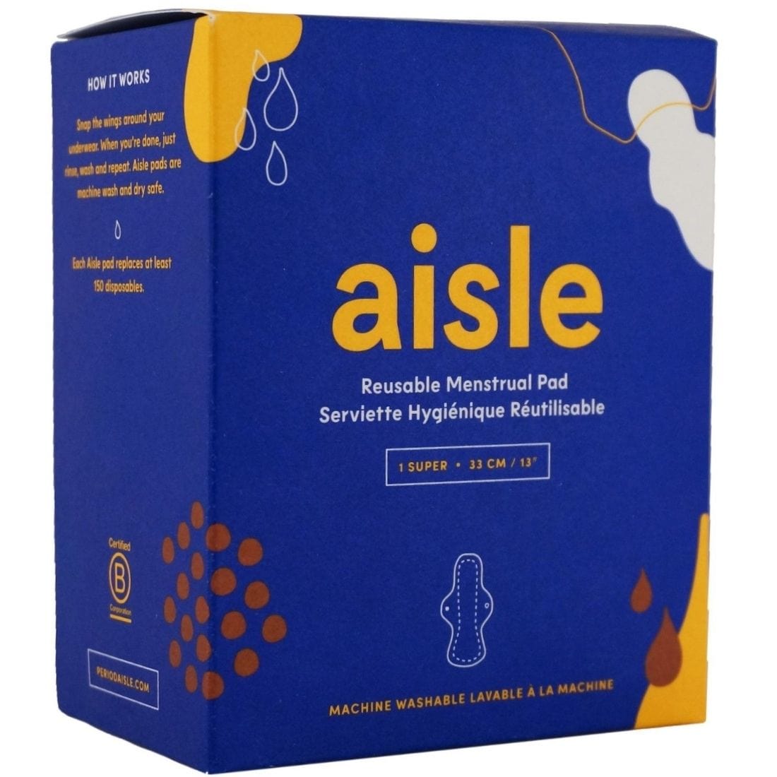 Aisle Reusable Super Pad, 1 Pad