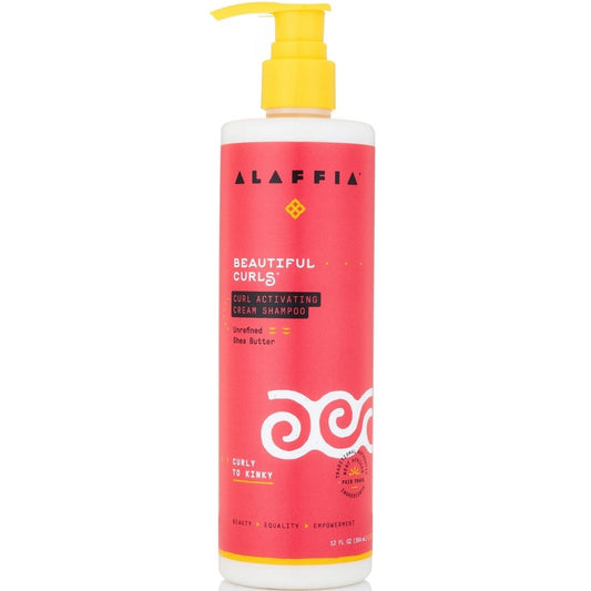 Alaffia Beautiful Curls Curl Activating Cream Shampoo, 354 ml