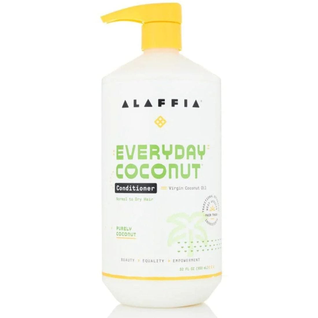 Alaffia EveryDay Coconut Conditioner, Purely Coconut, 950ml