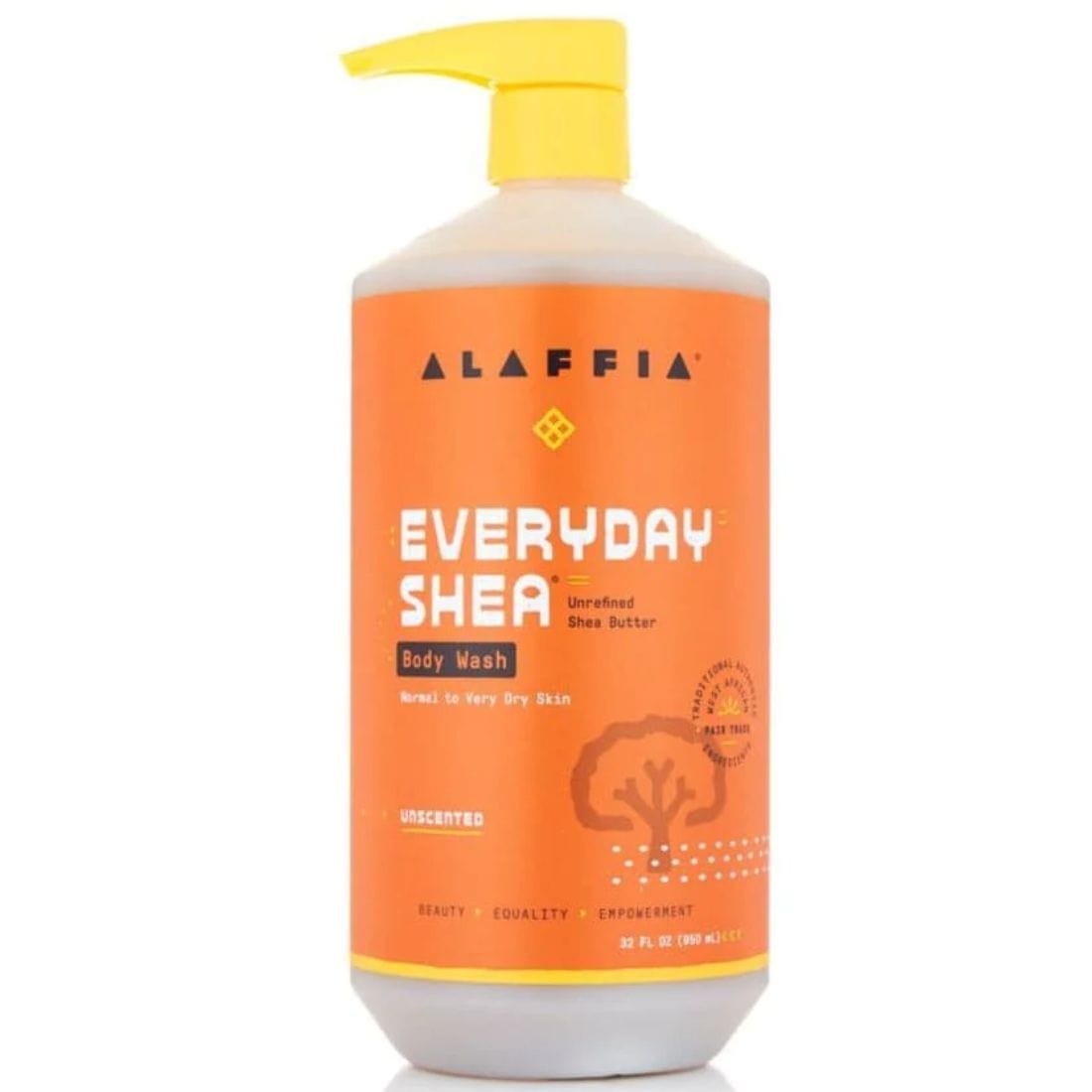 Alaffia EveryDay Shea Body Wash, Normal to very dry skin, 950ml