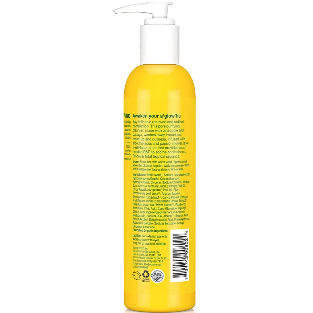Alba Botanica Pineapple Enzyme Facial Cleanser, 237ml