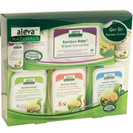 Aleva Naturals Bamboo Baby Wipes Gift Set