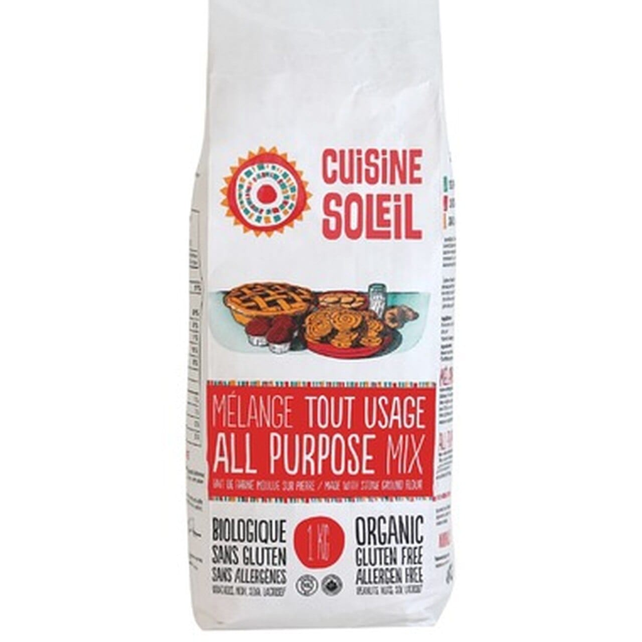 Cuisine Soleil Organic All Purpose Flour (Gluten & Allergen Free), 1kg
