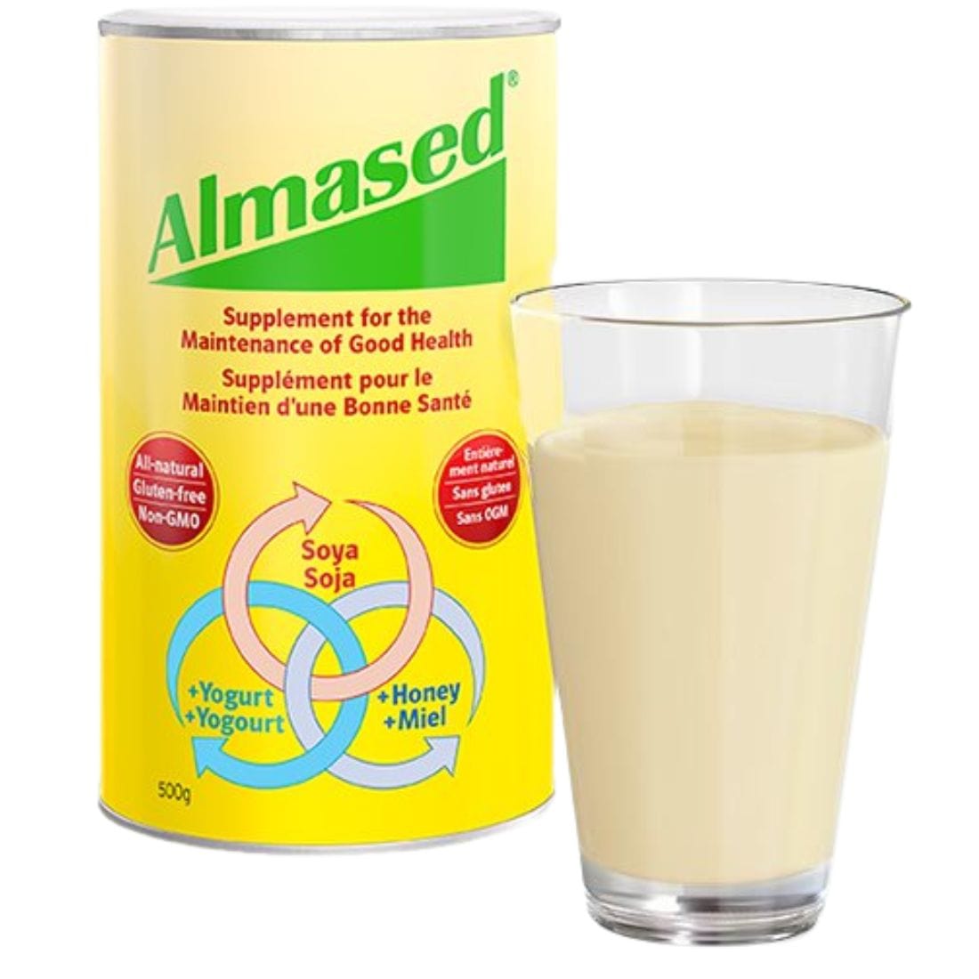 Almased Powder, 100% All Natural, 500g