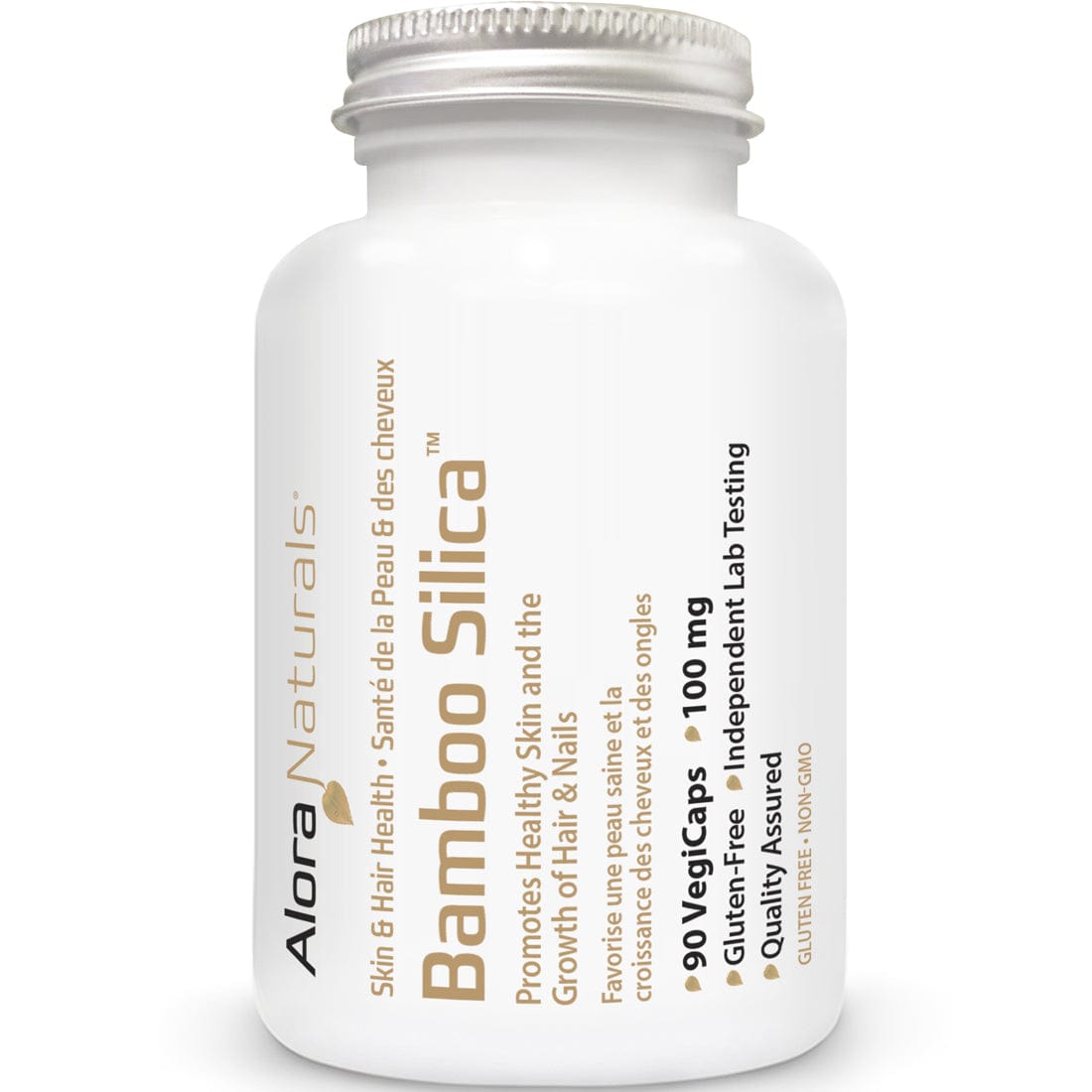 Alora Naturals Bamboo Silica 100mg, 90 Vegetable Capsules