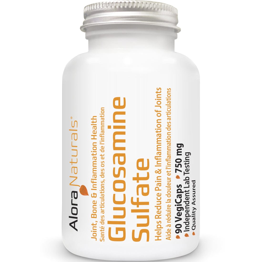 Alora Naturals Glucosamine Sulfate 750mg, 90 Vegetable Capsules