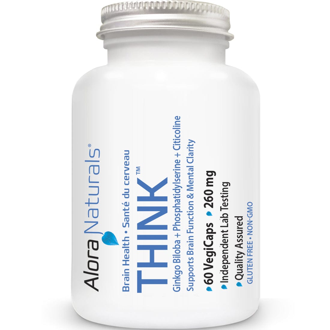 Alora Naturals Think, 60 Vegetable Capsules